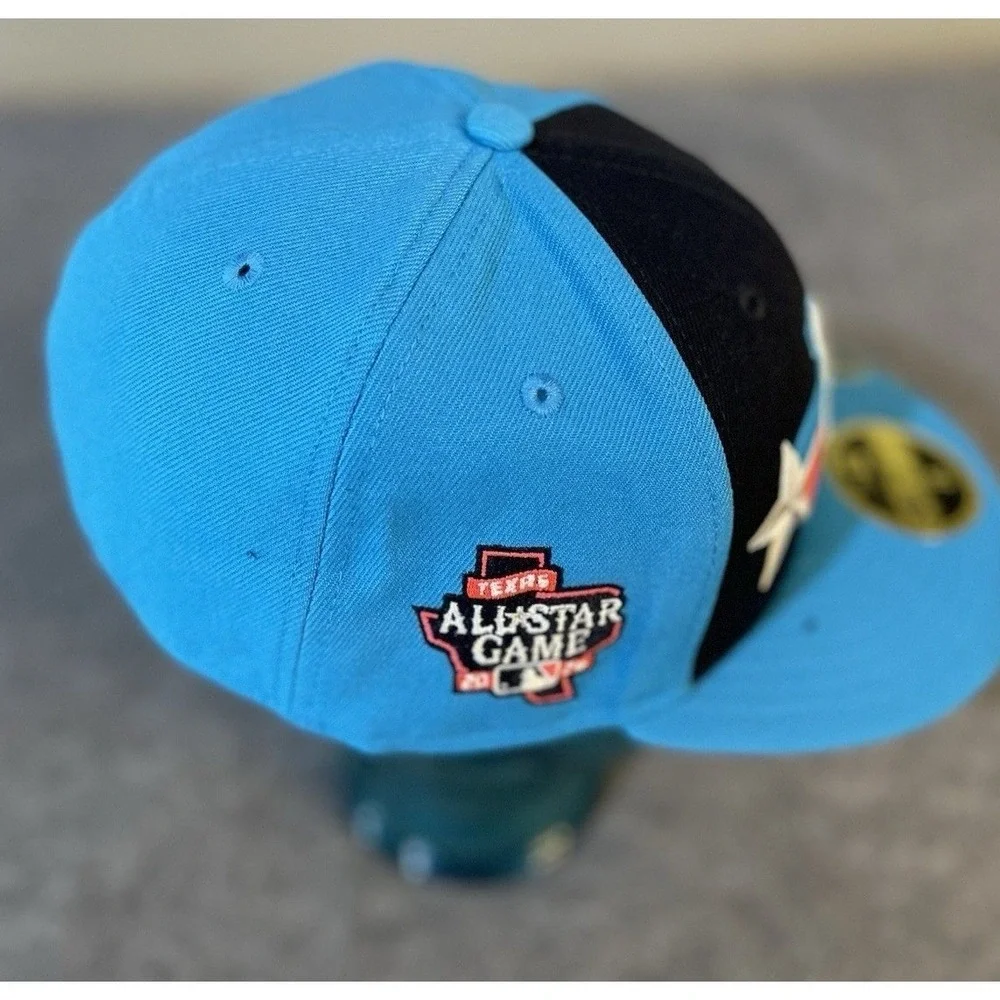 New Era 59FIFTY LA Dodgers 2024 MLB ALL-Star Game Fitted Hat Size 8 Blue/Black
